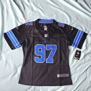 Nike NFL Official Detroit Lions Aidan Hutchinson Jersey